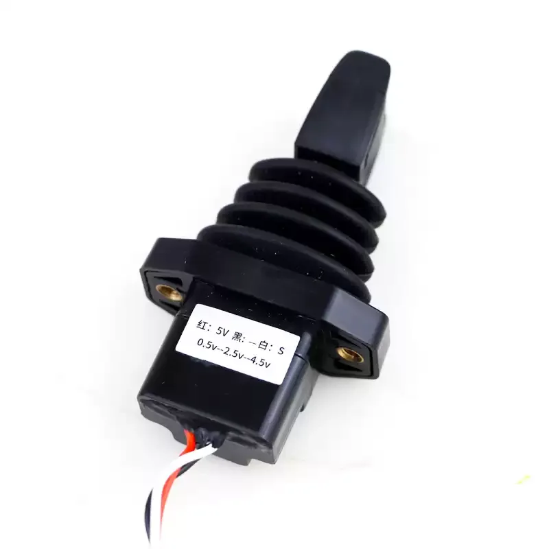 Construction machinery Remote control Push rod Hydraulic control Rocker Hall electronic control handle Control rod Thumb lever