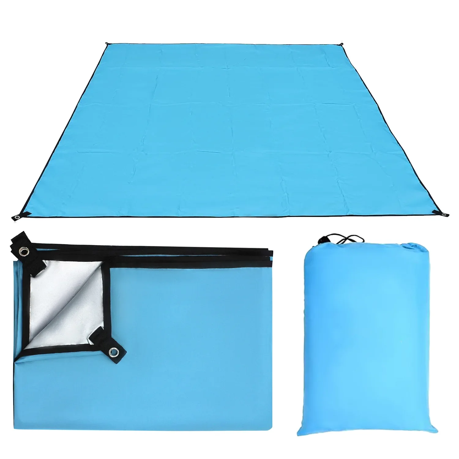 

Легкое походное покрывало для кемпинга - тент из ткани Оксфорд для палатки/коврик для пикника, водонепроницаемое и многофункциональное уличное одеяло