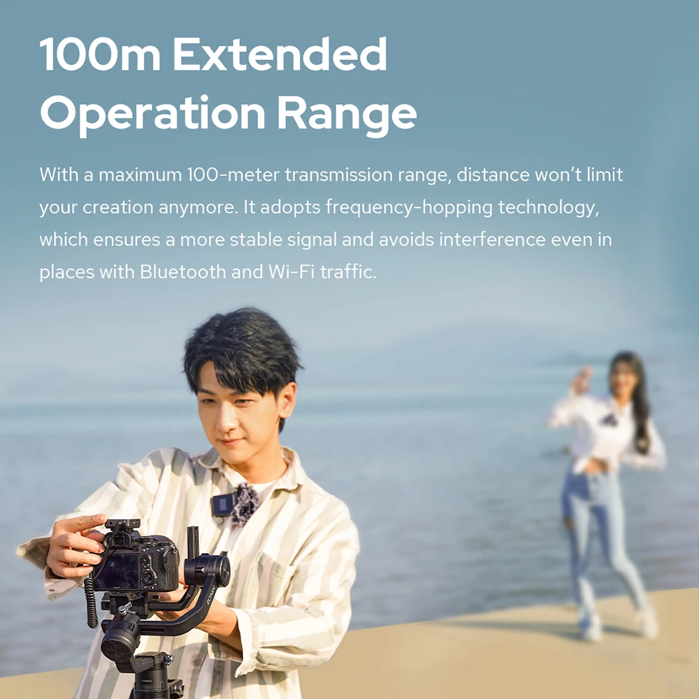 Godox Movelink II 2.4Hz M1 M2 Wireless Microphone Camera Mobile Phone Radio Collar Clip type