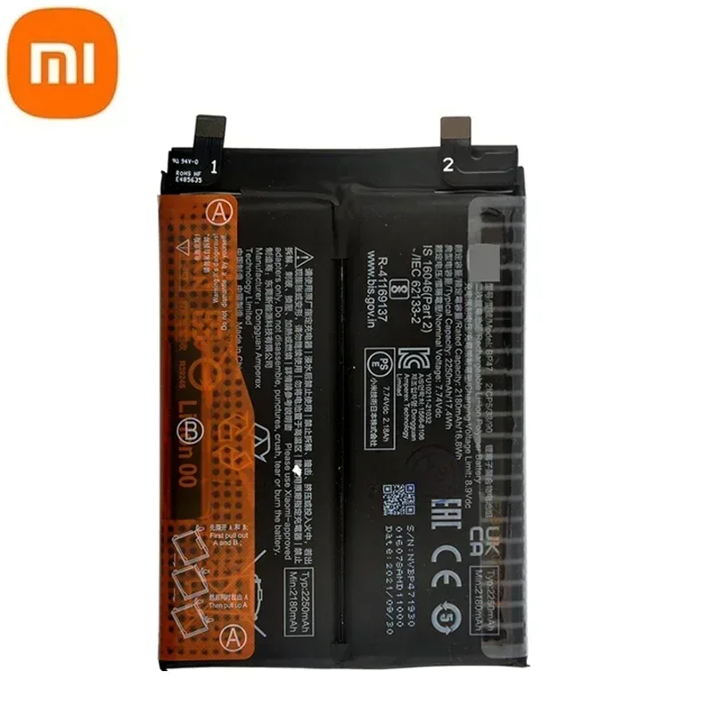 بطارية أصلية 100% BP47 بقدرة 4500 مللي أمبير في الساعة لعام 2025 لهاتف Xiaomi Mi Redmi Note 11 Pro Note 11 + Note 11 Plus بطاريات بديلة للهاتف #2