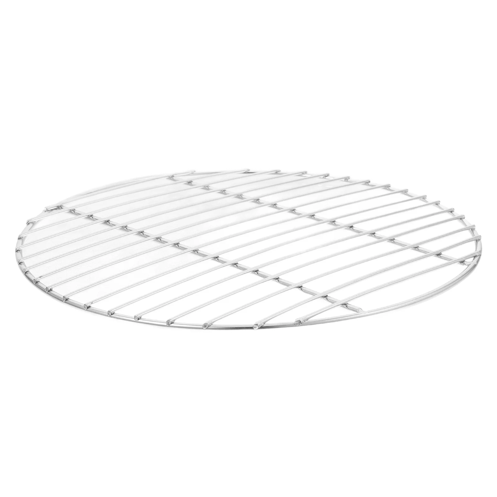 

Pan Warmers BBQ Net Household Grill Round Barbecue Frying Mesh Mat Silver Metal