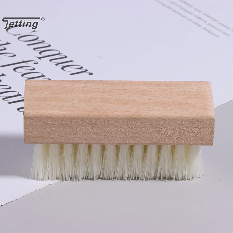 1Pc Multifunctional Shoe Brush Cleaning Tool Wood Handle For Slippers Sneaker Boot Brushes Cleaner Shoes Cleaning Brush