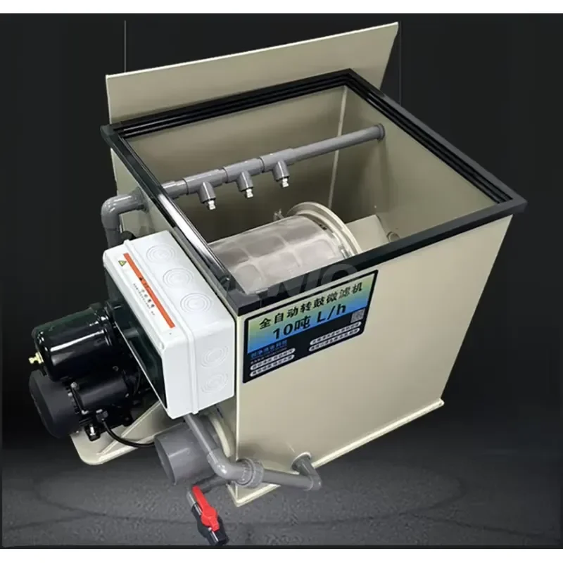 for Industrial Rotary Drum Filter 100m3/hr 200m3/hr 300m3/hr Waste Water Large Aquaculture Water Treatment System