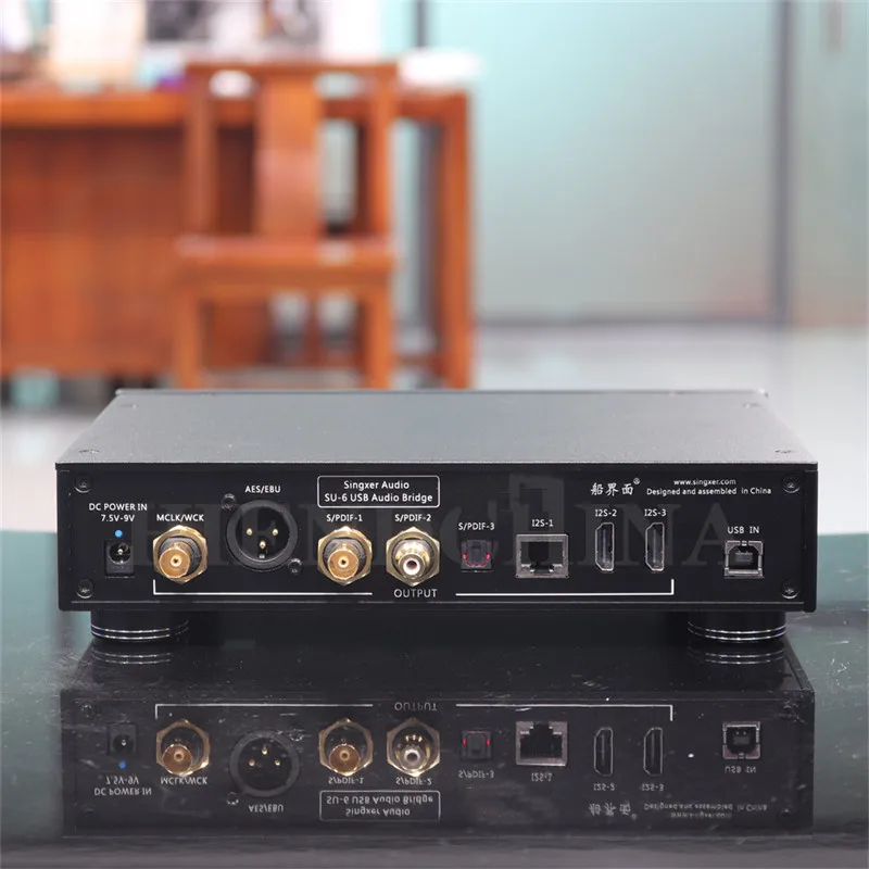 S-18 Singxer SU-6 DDC USB Цифровой аудиоинтерфейс XMOS XU2008 CPLD Интерфейс фемтосекундных часов