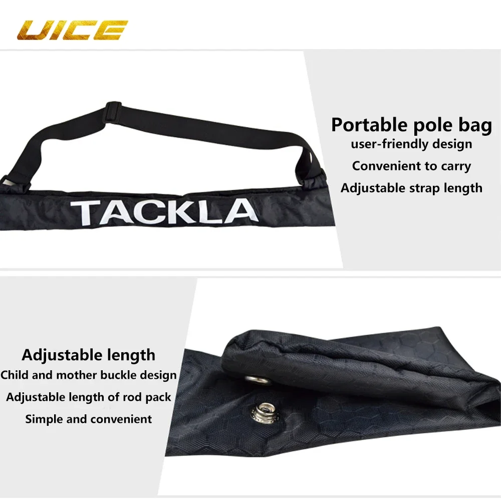 Ice Hockey Stick Bag 156/179cm Portable One Shoulder Adjustable Hockey Stick Accessorie Hockey Bag