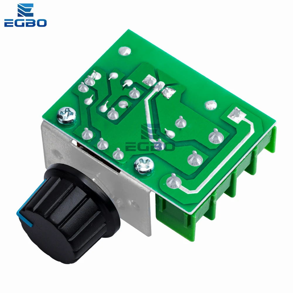 220V 2000W SCR Voltage Regulator Motor Speed Controller | AC Dimmer Light/Bulb & Heater Thermostat | Industrial Power Control