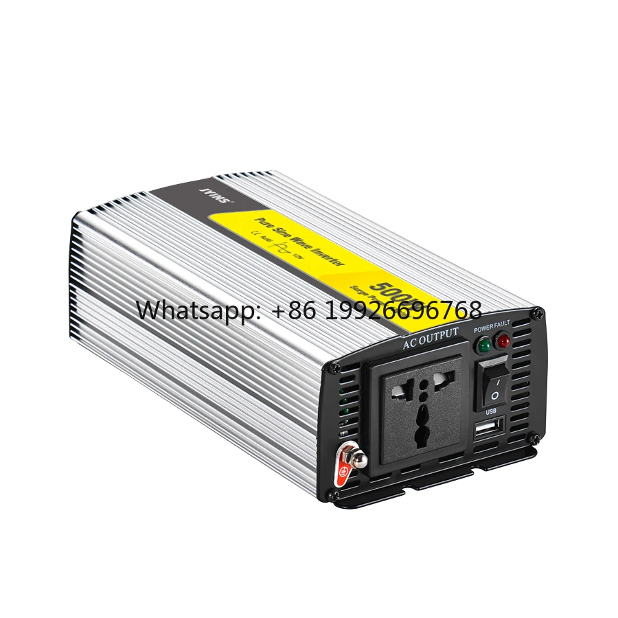 

JYINS 500W Car Inverter 12v 24v 48v DC to 110v 220v AC for Home & Automotive for Home Appliance Use