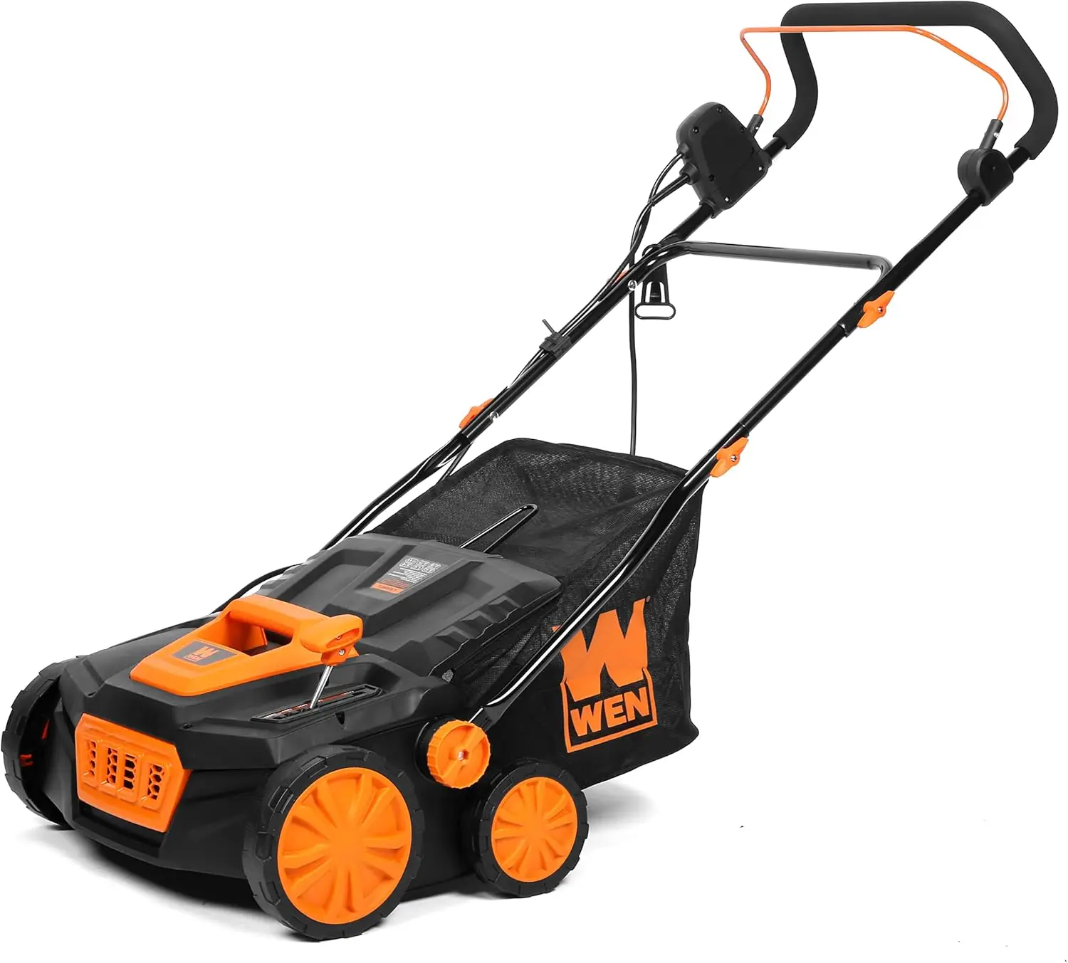 

WEN DT1315 15-Inch 13-Amp 2-in-1 Electric Dethatcher and Scarifier with Collection Bag, Black