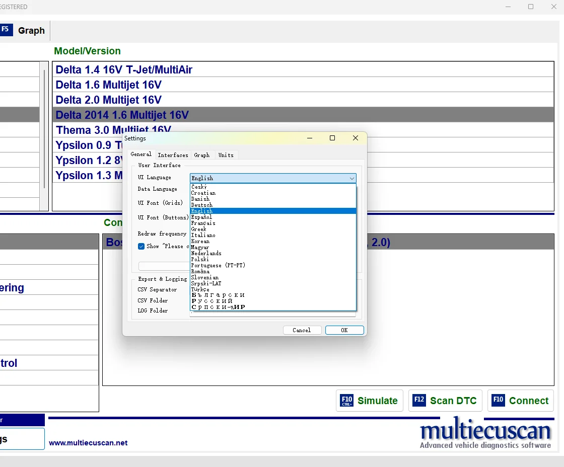 chenruicar Multiecuscan 5.3 Diagnostic software