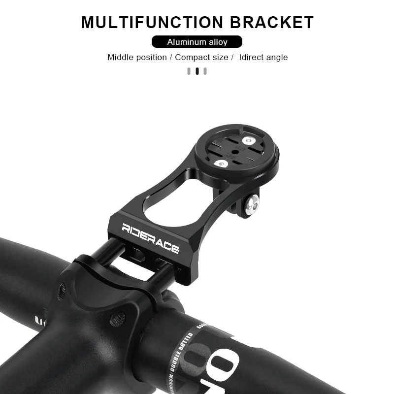 RIDERACE Bicycle Computer Holder For Garmin Edge Bryton CatEye Bike Handlebar Camera Mount Cycling Stopwatch Speedometer Bracket