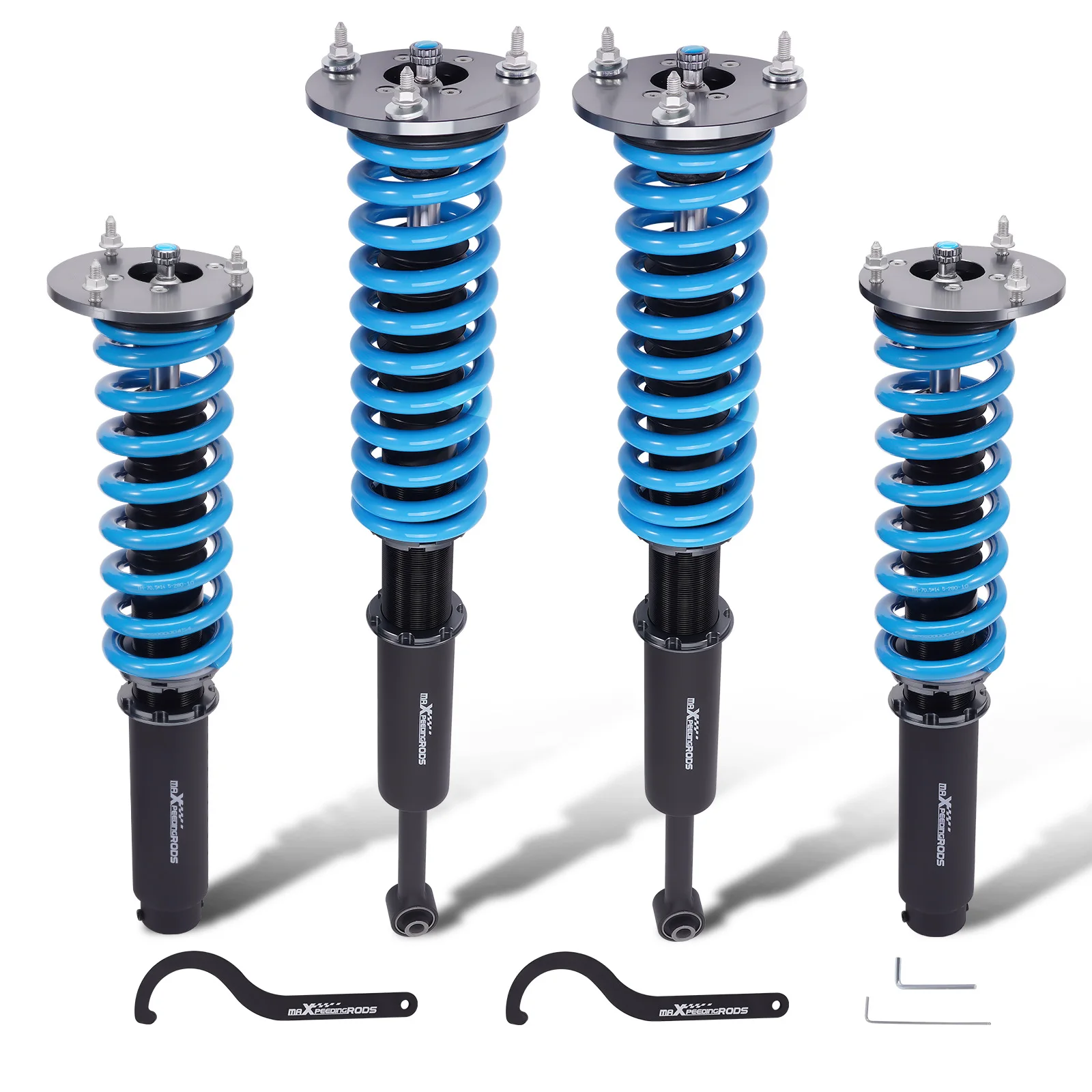MaXpeedingrods T6 Lowering Coilovers Lowering Kit for Mercedes-Benz S-Class W221 RWD 2007-2013 S350 S400 S430 S500 S550 S600