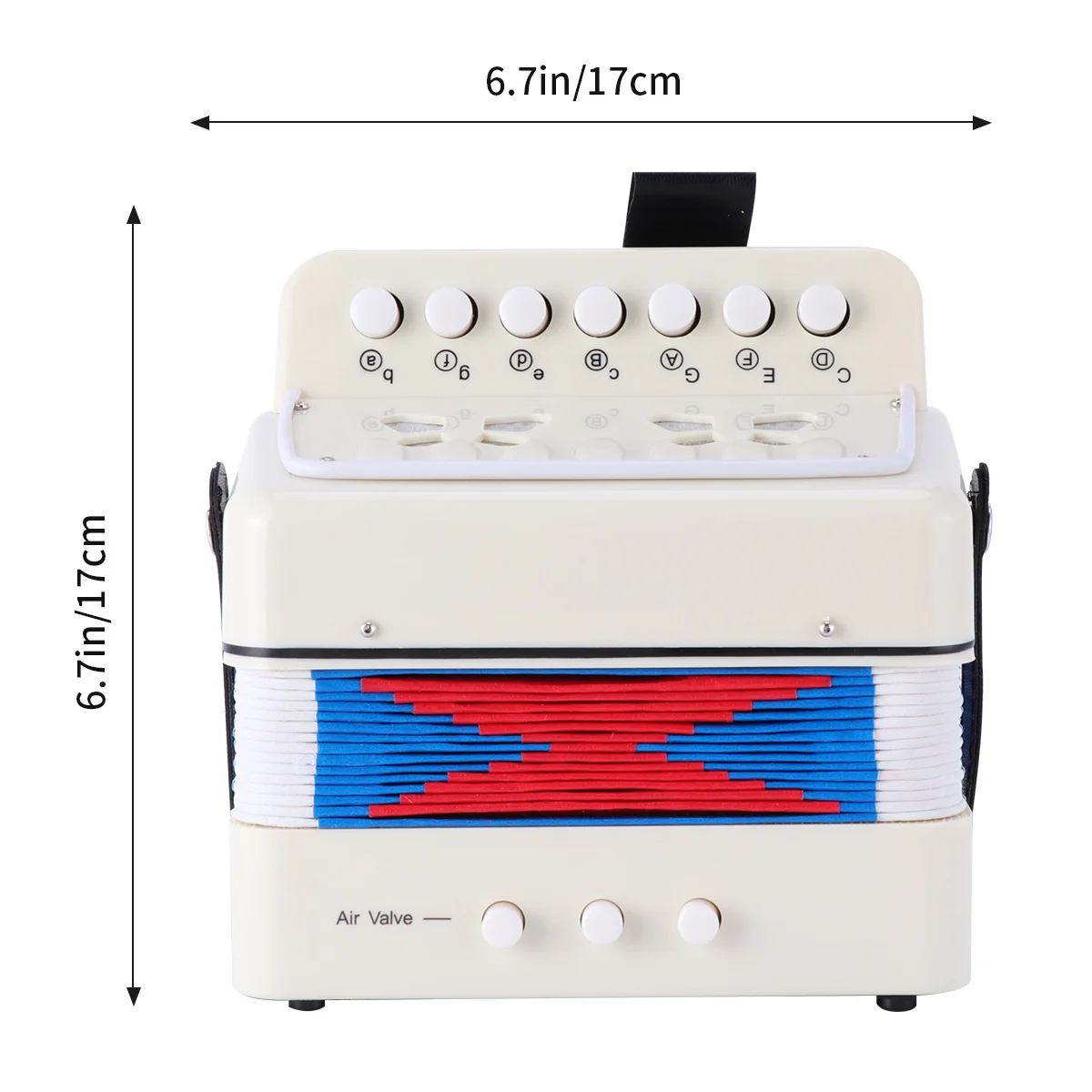1 pz mini fisarmonica strumento musicale educativo per bambini strumento di apprendimento per principianti migliora la coordinazione delle mani degli occhi regalo divertente