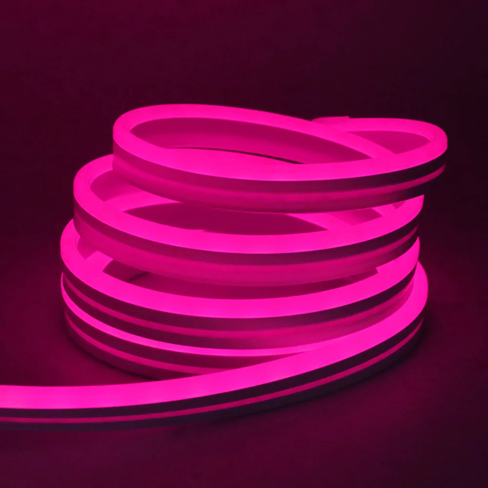 EU-Stecker DC24V 3535 RGB Neon LED-Streifen 5/10/15/20/30M Bluetooth Musik-Sync Wasserdichtes Neon-Seil-Licht für Innen- und Außendekoration – Detail 21