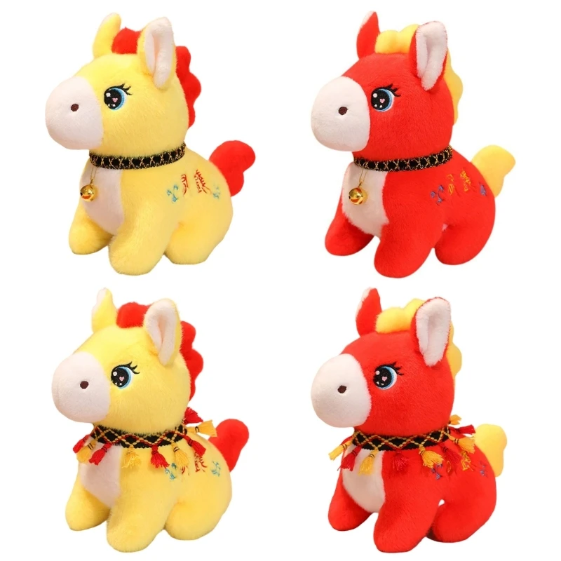 Entzückendes Pferd, Stofftier, weich, zum Kuscheln, Kinderzimmer-Dekoration, Pferde-Plüschtier, 15UB