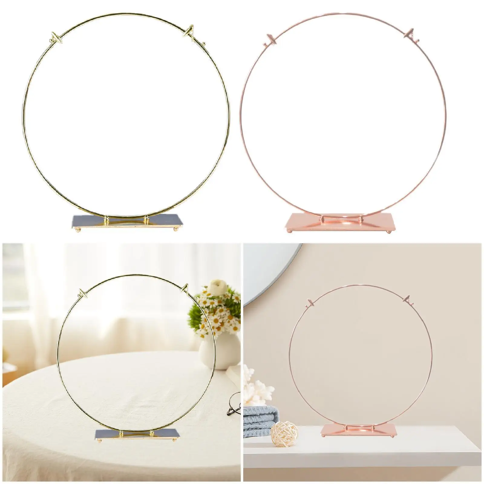 Loop Bra Display Stand Metal Circle Bra Hanger for Cabinet Bathroom Bedroom Home