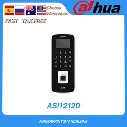 Dahua Original ASI1212D Fingerprint Standalone Touch LCD Display Support valid cards IC card ID EM card P2P Wiegand RS-485 Alarm