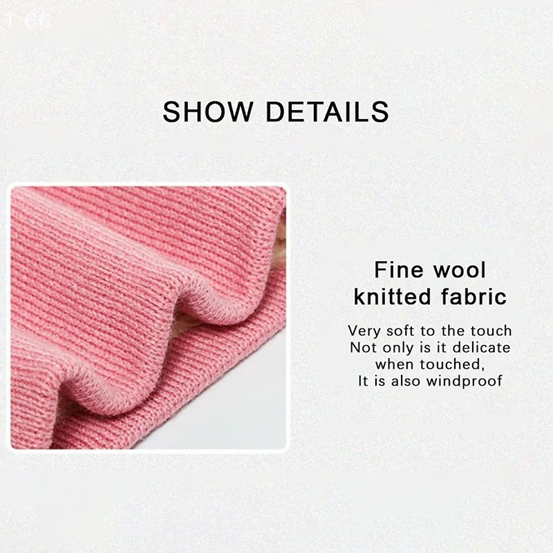 Women Men Face Cover Winter Skating Running Warm Scarves Thick Cold-proof Collar Fashion Soft Knitted Neck Warmer Sport Scarf