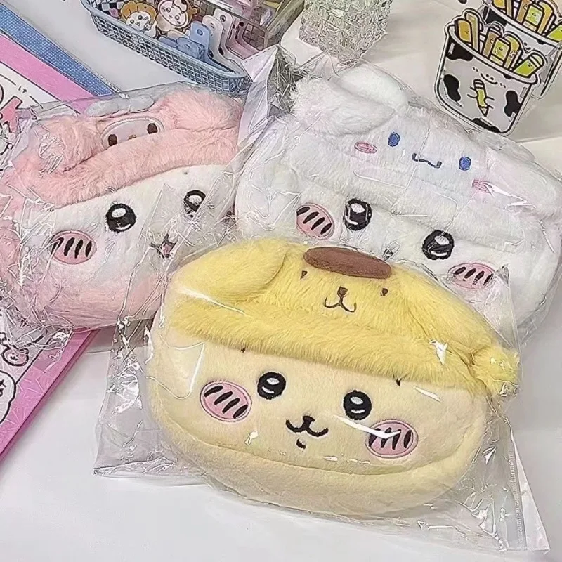 Chiikawa ตุ๊กตาดินสอกระเป๋า Kawaii การ์ตูน Usagi เปลี่ยนเป็นอะนิเมะ My Melody สไตล์กระเป๋าเครื่องเขียนนักเรียนกล่องของขวัญ