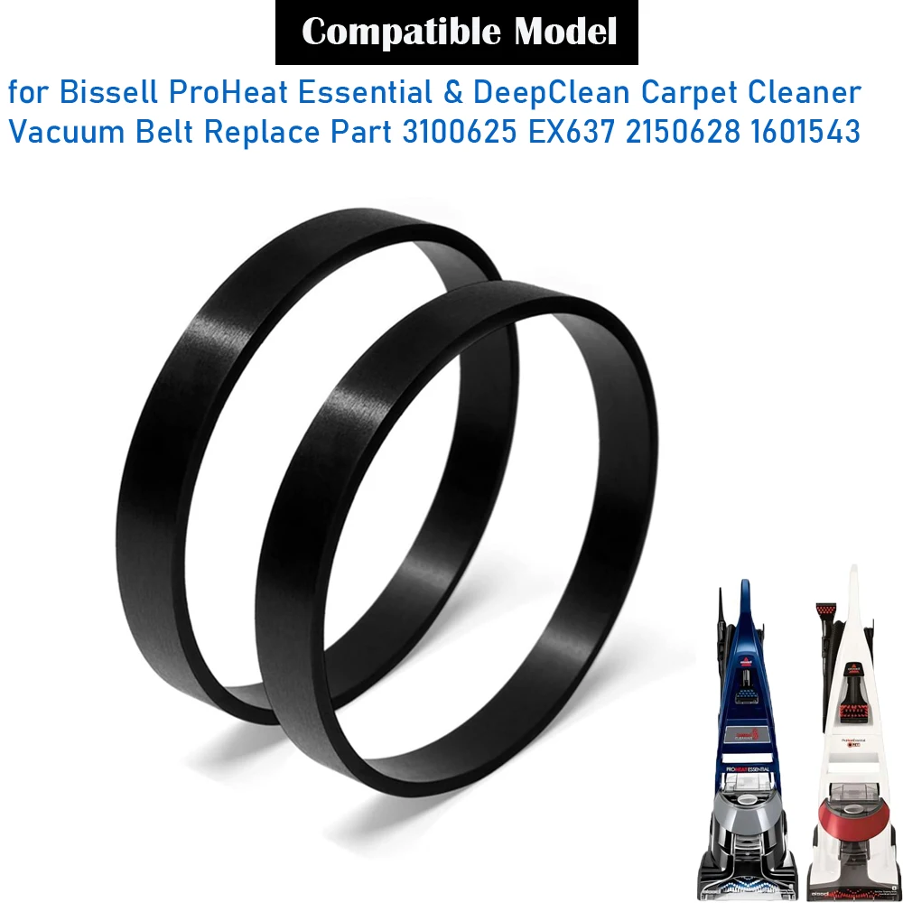 

For Bissell ProHeat Essential & DeepClean Carpet Cleaner Belt 1694 1697 1698 1699 1799 7920 7950 8852 1877 9585 Series，#1601543