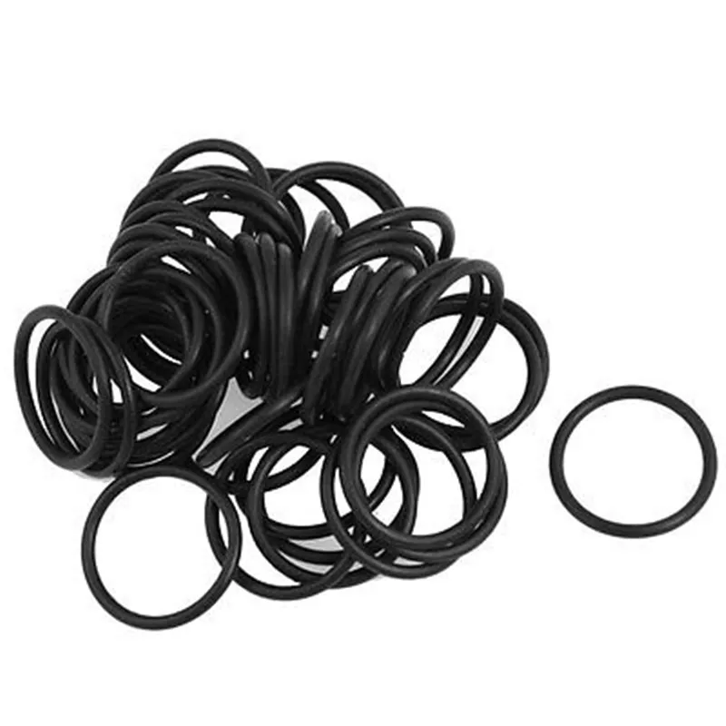 20Pcs 35mm x 25mm x 5mm Mechanical Rubber O Ring Oil Seal Gaskets Black