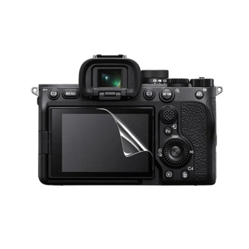 3 sztuk osłona przed zwierzętami domowymi wyczyść miękka folia ochronna dla Sony Alpha 7 IV/ILCE-7M4/A7M4 A7IV/A7 Mark IV kamera wyświetlacz LCD