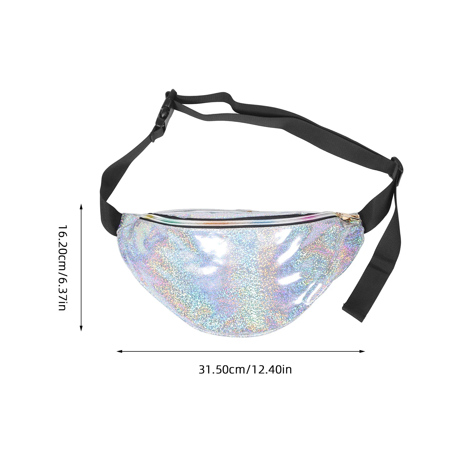 حقيبة خصر رياضية من البولي يوريثان، حقيبة جري خارجية، حزام قابل للتعديل، حقيبة كتف كروس للنساء، حقيبة خصر محمولة للسفر