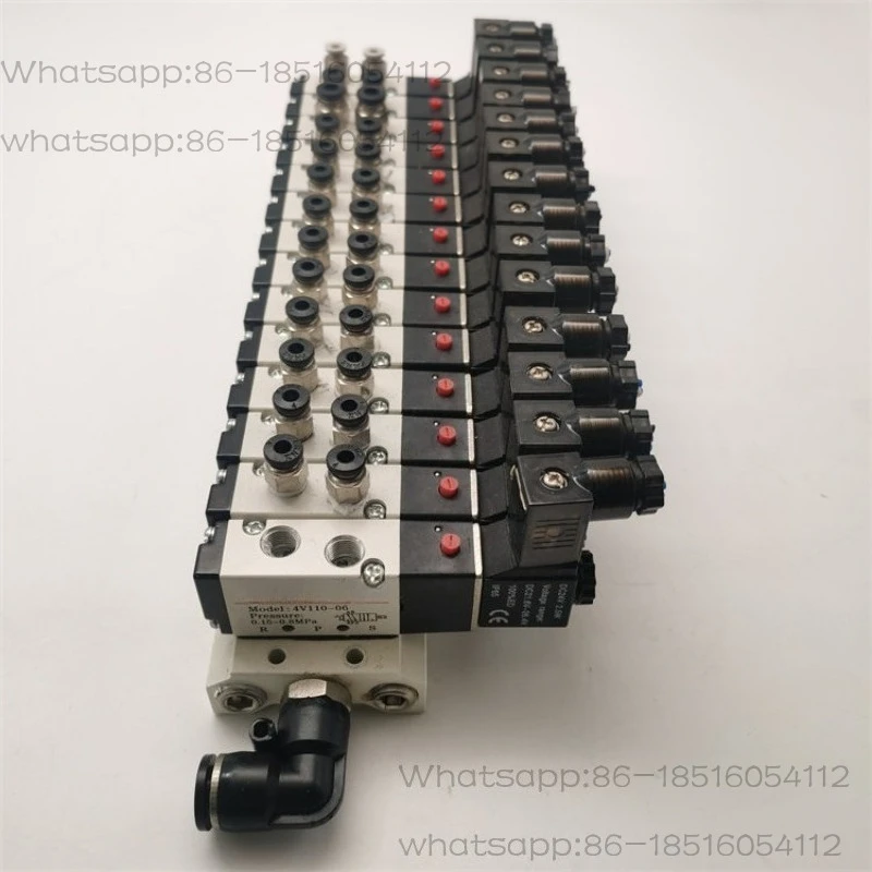 Spot 4V110-06 DC24V disassembly solenoid valve, physical picture, disassembly parts