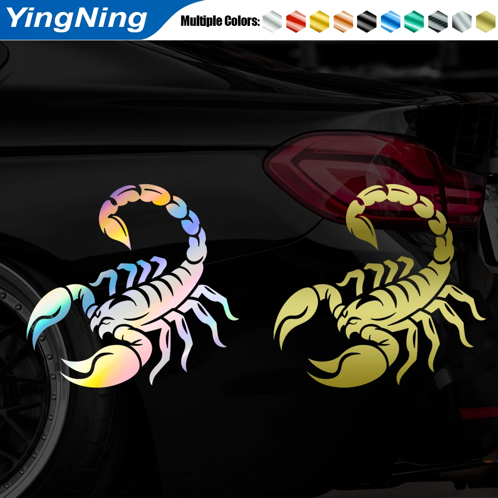 

Cool Scorpion Animal Car Sticker 3D Reflective Decals Waterproof Vinyl Laptop Motorcycle Truck Bumper Auto Styling Decoration