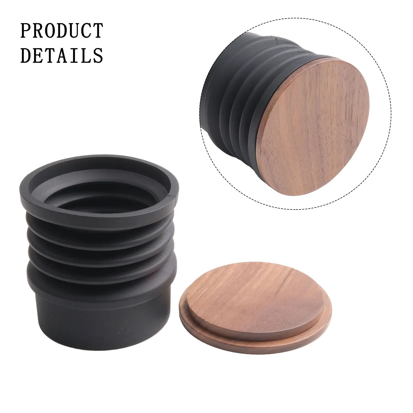 High-quality Practical Brand New Dose Hopper Kitchen Appliances Black Blowing Cleaning Tool Hopper Espresso Silicone