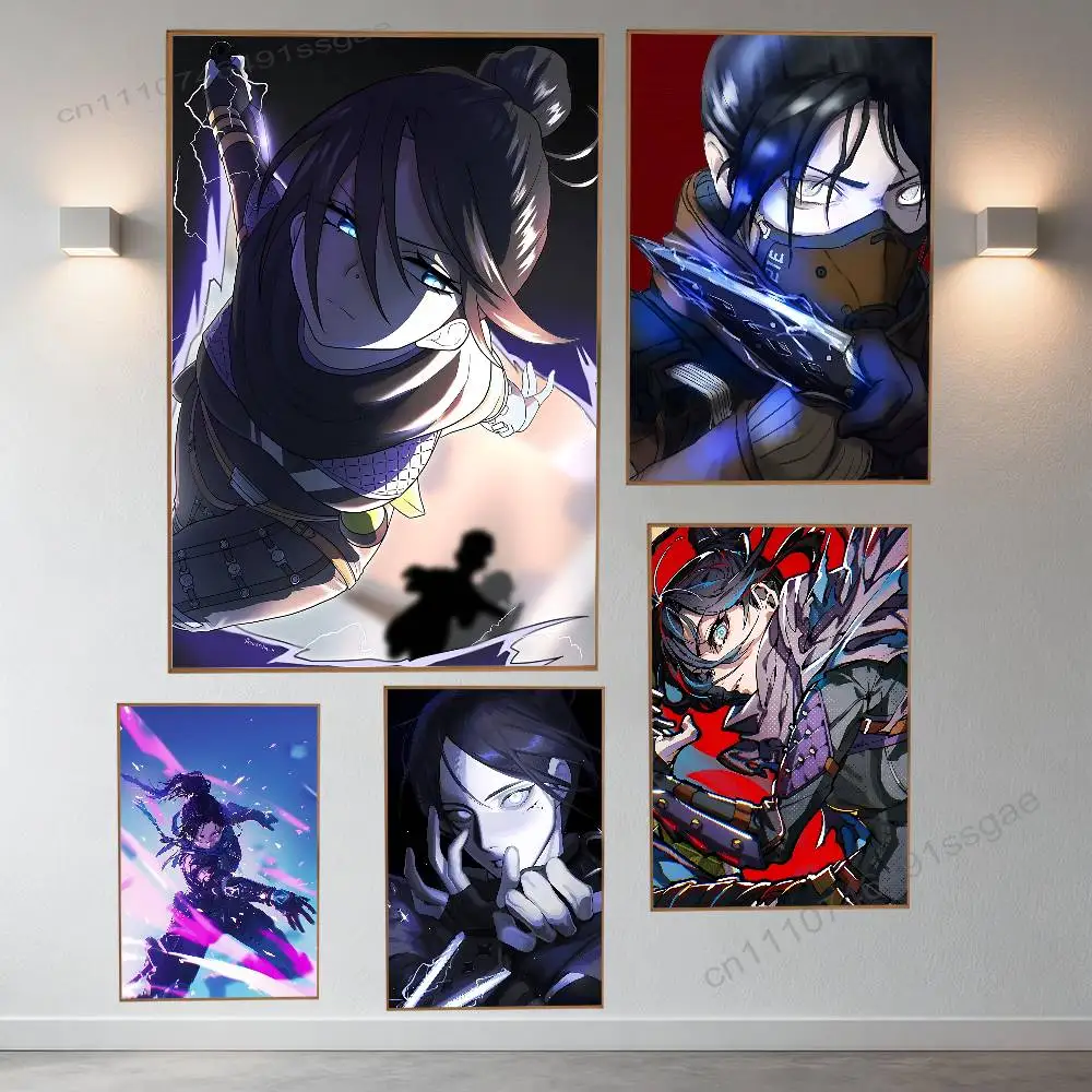 Cool A-APEX Wraith Retro Fashion Pictorial Poster Sticky Poster Paper Sticker DIY Room Bar Cafe Wall Decor Gift
