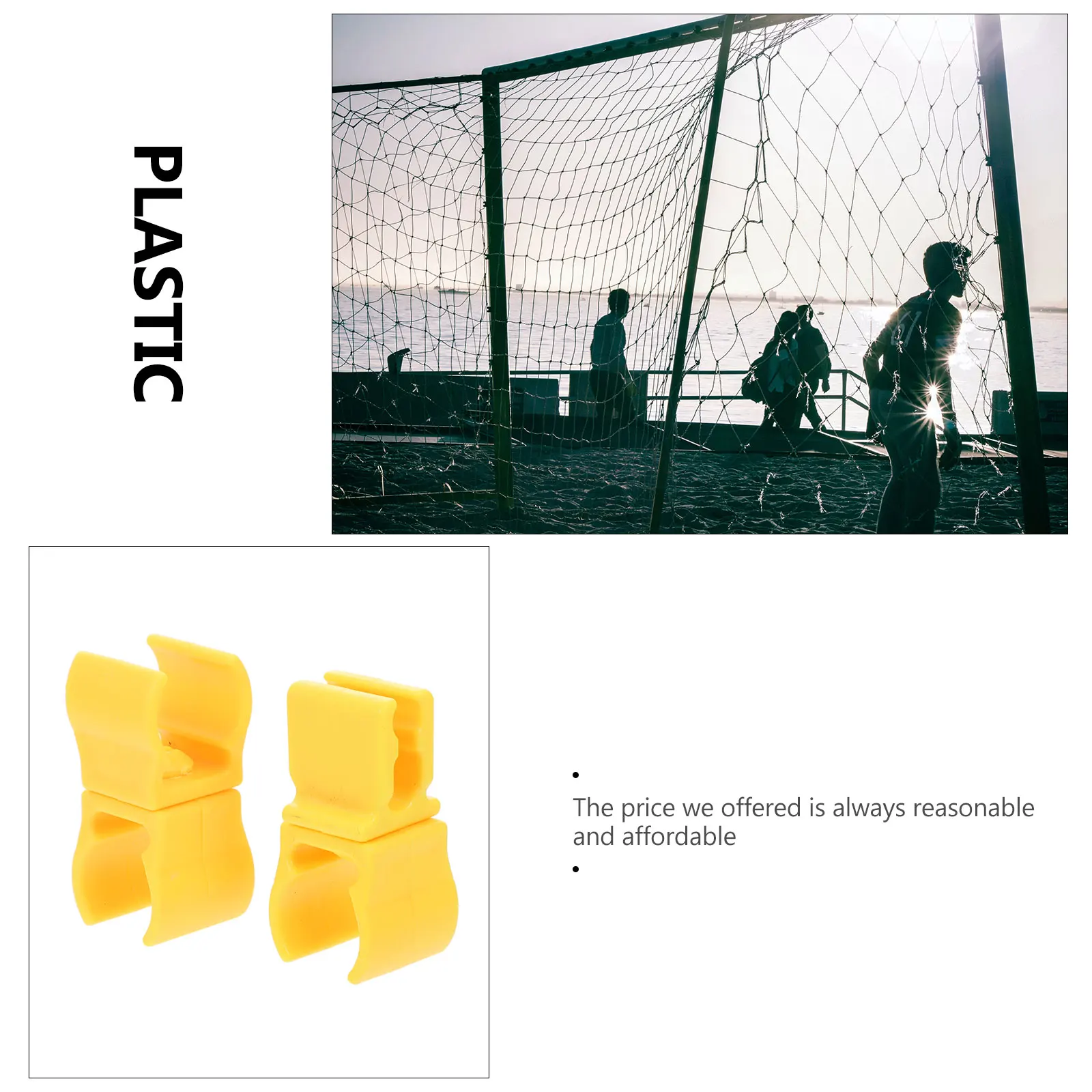 

10pcs Football Goal Connector Dog Training Ring Clip Fixer Accessory Plastic Preservative Environmental Protection Durable Easy