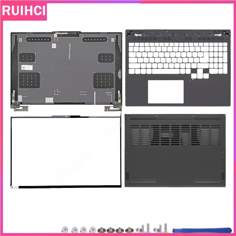 NEW For Lenovo Legion Slim 5 16APH8 / 5 16IRH8 2023 Laptop LCD Back Cover Front Bezel Palmrest Bottom Case hinge