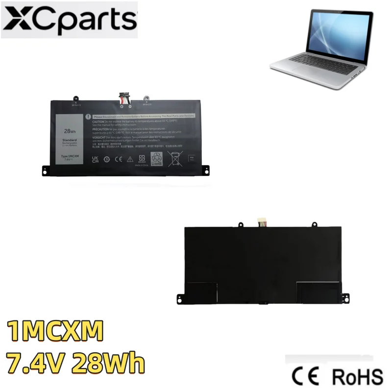 

Новый аккумулятор для ноутбука 7,4 В 28 Втч 1MCXM, 4 ячеек для Dell Latitude 11 5175 E5175 5179 E5179, мобильная клавиатура dok K12 G3JJT 21CP3/52/93-2