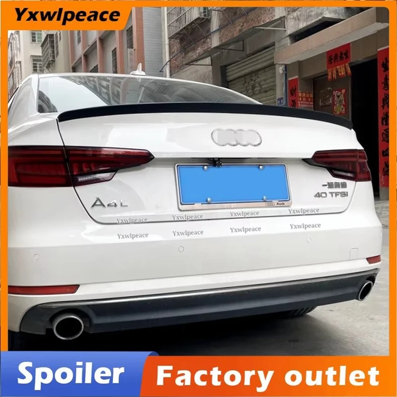 

ABS Glossy Black Rear Trunk Lip Spoiler Body Kit Accessories For Audi A4 B9 2017 2018 2019 2020 2021 2022