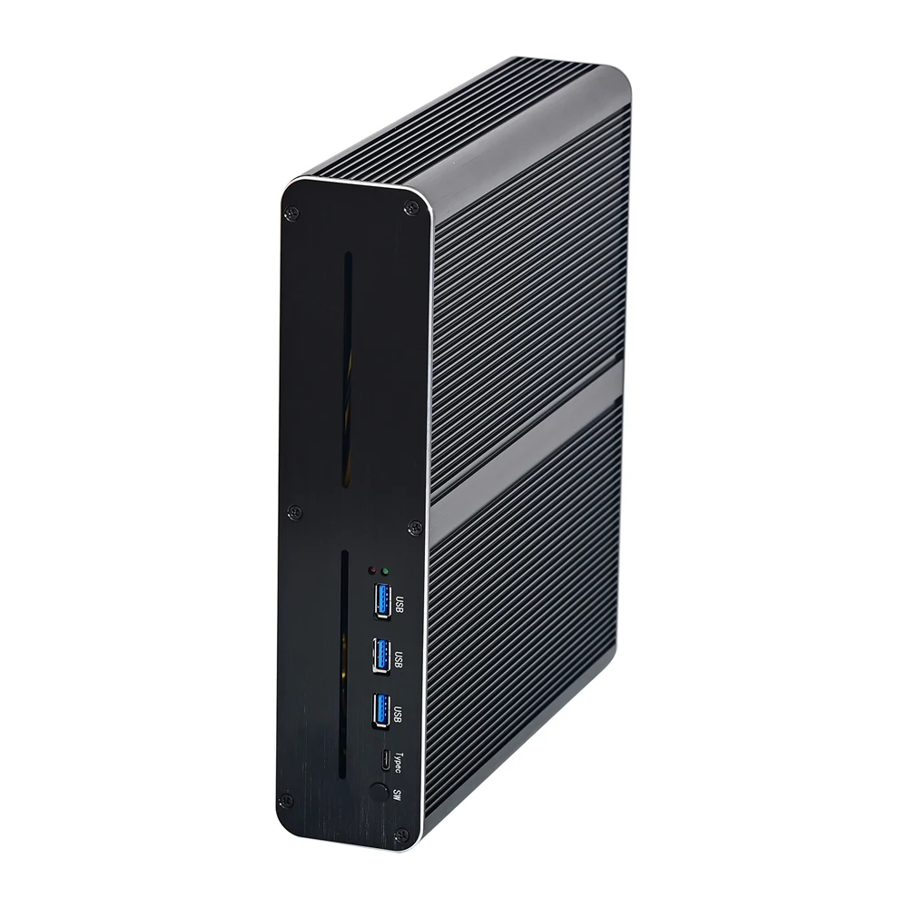 HUNSN 8K mini-pc, gamingcomputer, HTPC, Kodi, Intel Core I7 10870H, BM23, Windows 11/Linux Ubuntu, 6G Graphic, ondersteuning voor Proxmox, Esxi, DVI