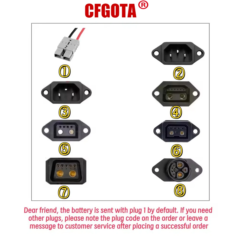 New 60V 100Ah 16S lithium 18650 battery pack 500-3000W high-power built-in BMS scooter motorcycle charging battery pack