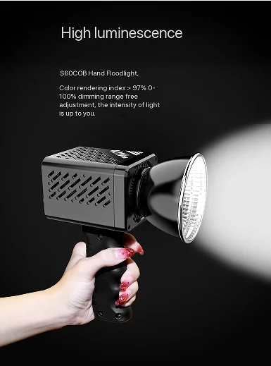 

40W Bi-Color COB Video Light Photographic Studio LED Light 2500K-6500K for Camera Video Live streaming