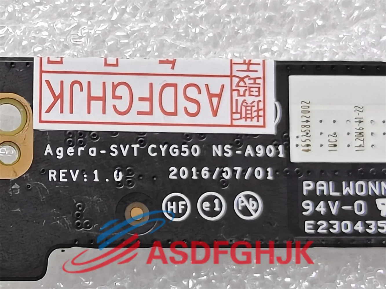 Imagem -05 - Interface de Carregamento para Laptop Placa Usb tipo c Cabo Lenovo Yoga 91013ikb 80vf-ns-a901 Original Lenovo-ns-a901