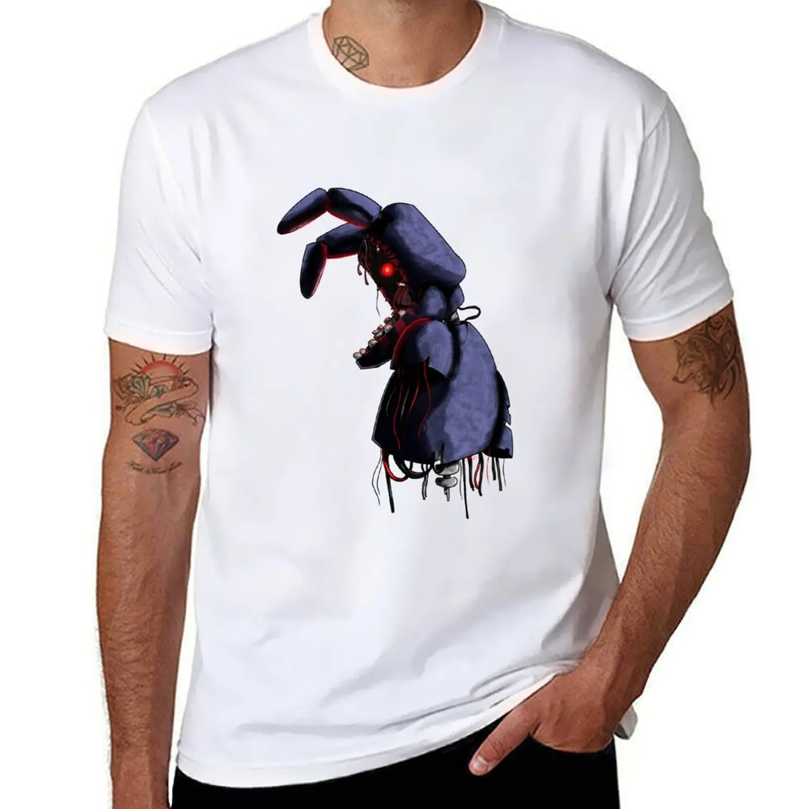 Withered Bonnie T-Shirt anime t shirts oversize t shirts for man cotton T-Shirt