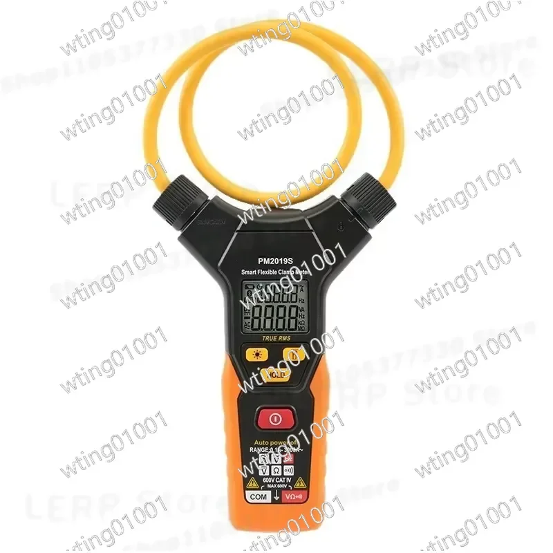 for PM2019 Flexible Current Clamp Meter 3000A High Amp AC Digital Multimeter Tester Tool for Electrical Measurement