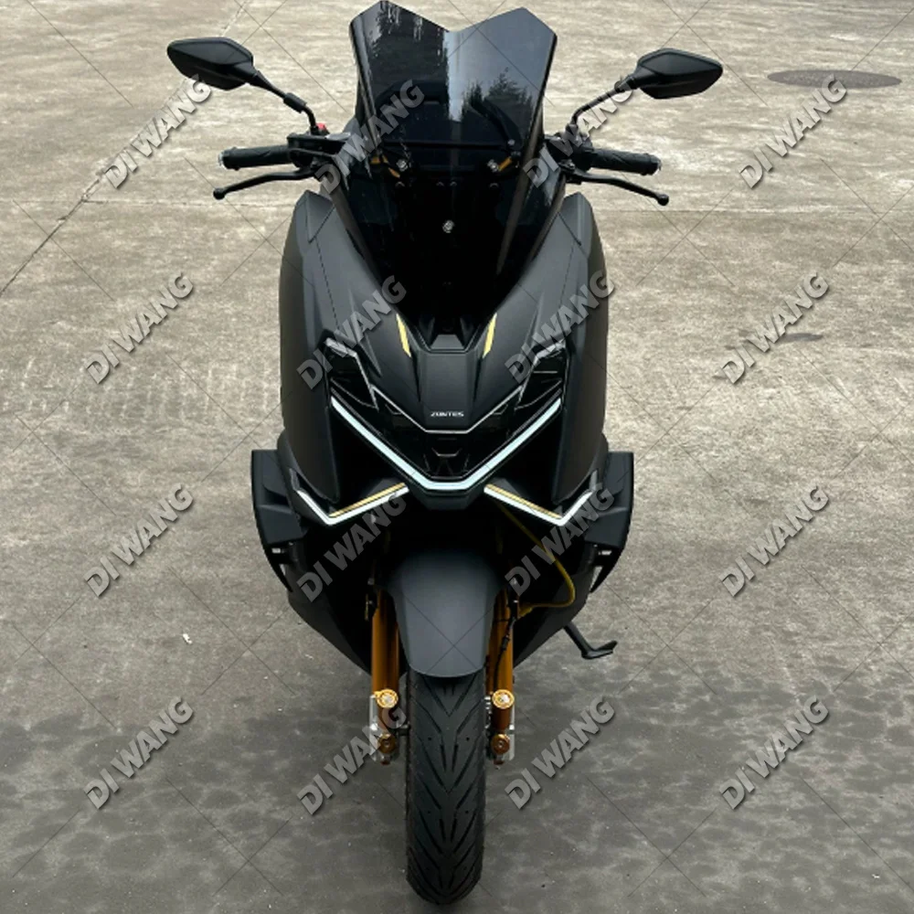 For ZONTES 150X 125X Motorcycle Modified Heightened Blackened Front Windscreen Windshield Replacement Accessories