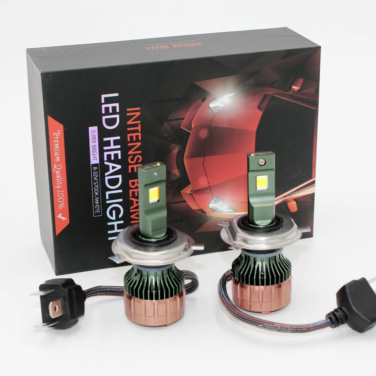 

H4 Mini LED 150 Вт Автомобильная лампа EMCLen Беспроводная автомобильная лампа Plug & Play Plug and Play Двойной мотоцикл Дальний ближний свет 12 В