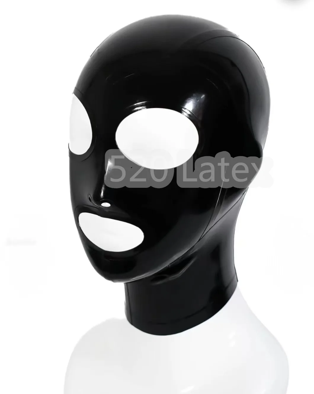 Handmade Various Color Latex Hoods Mask with Open Eyes and Open Mouth Nose Holes Cosplay Latex Mask Custom Made