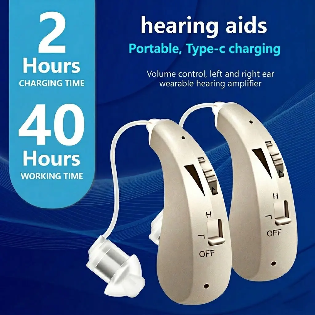 2PCS Hearing Aid Re…