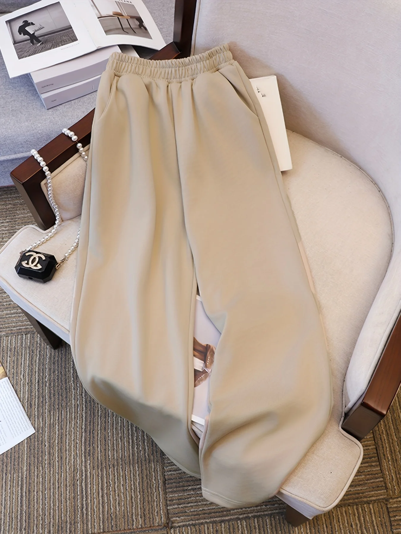 Meilade レディース カジュアルスタイルの服装 春と秋の新作ファッション フード付き薄手スウェットシャツ 無地 ツーピースセット レディーススポーツウェアセット 春と秋の新作カジュアルファッション ツーピーススウェットシャツ ヨーロッパスタイル 小柄な女性に人気