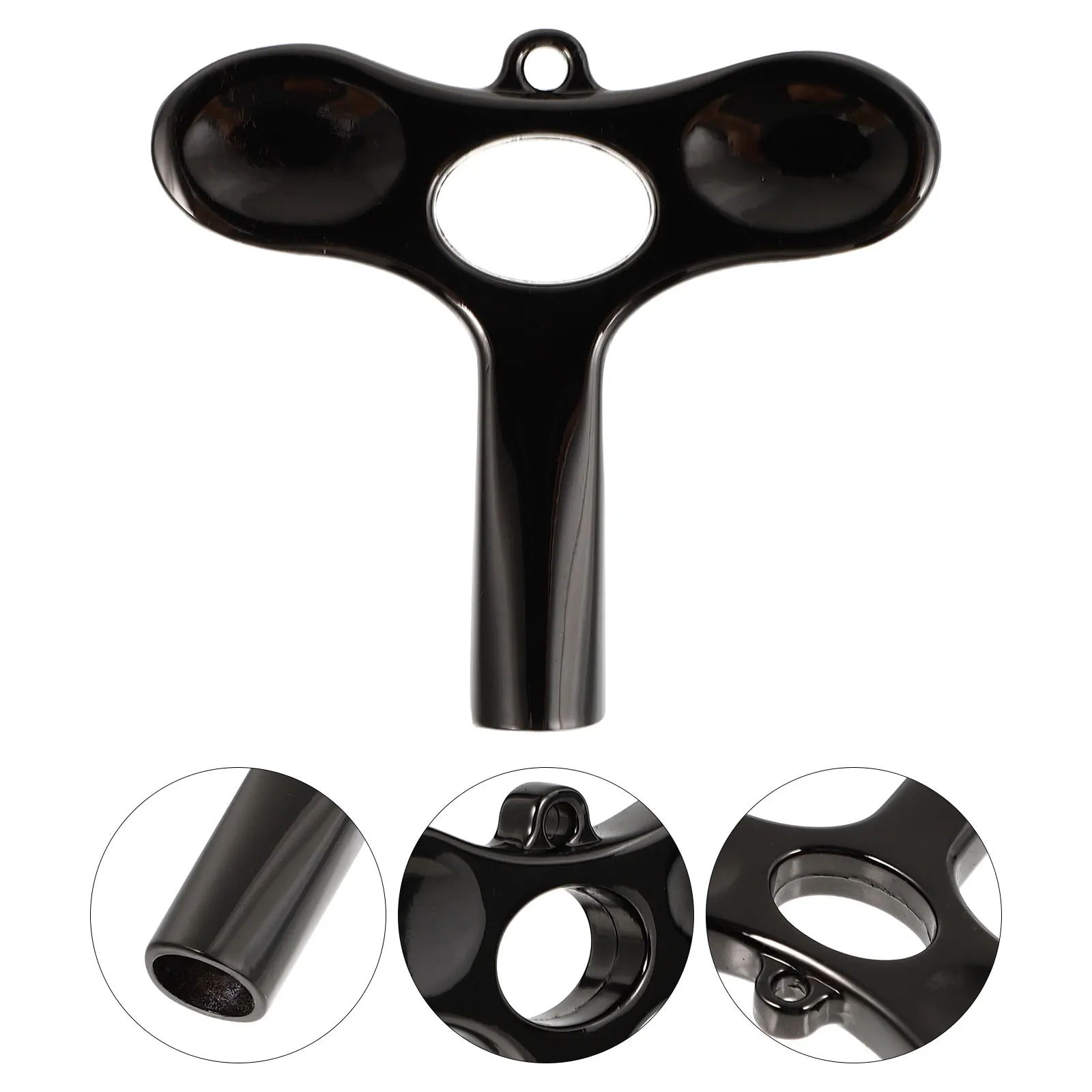 

1pc Drum T-Shaped Sturdy Drum Tuning Key Anti-Rust Wear-Resistant Professional Key For Jazz Snare Drums Black