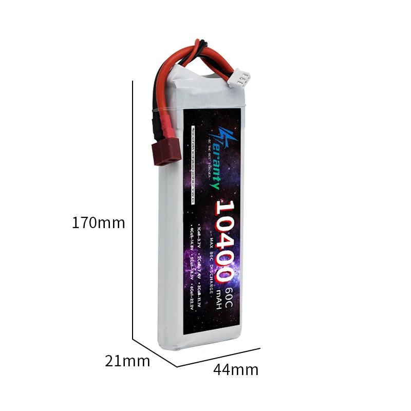 10400MAH Battery 7.4V 2S LiPo Battery XT60 XT90 Plug For RC Drone Car Airplane Helicopter High Power Toy Accessories 60C