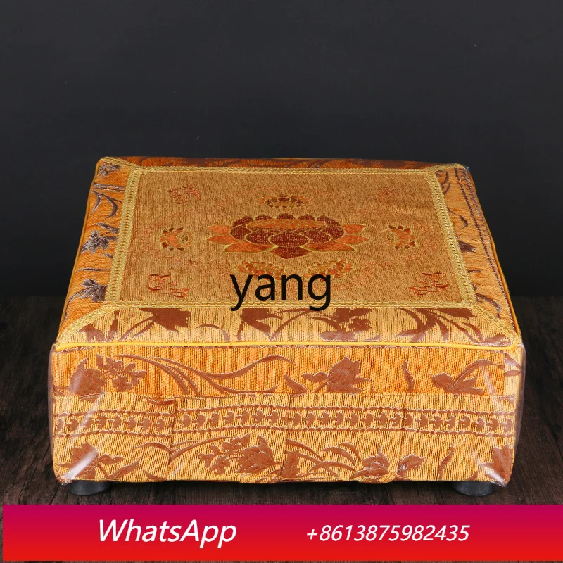 

CX worship mat kowtow mat Buddhist hall smooth thickened solid wood worship stool play seat cushion