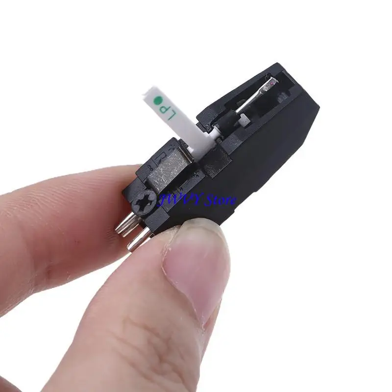 573A Phonograph Turntable Dual Moving Cartridge Strip With for LP Vinyl Needle Double ​​And Ste