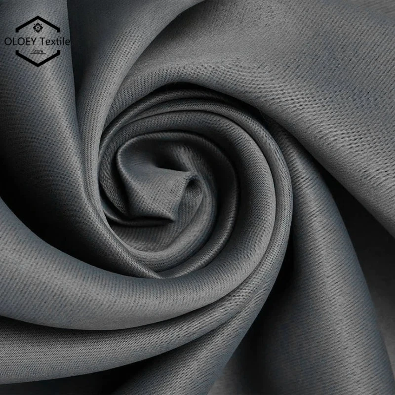 

Modern Short Blackout Curtains for Windows Living Room Bedroom Solid Color Drapes Light Filtering Home Decor Window Panels Sheer